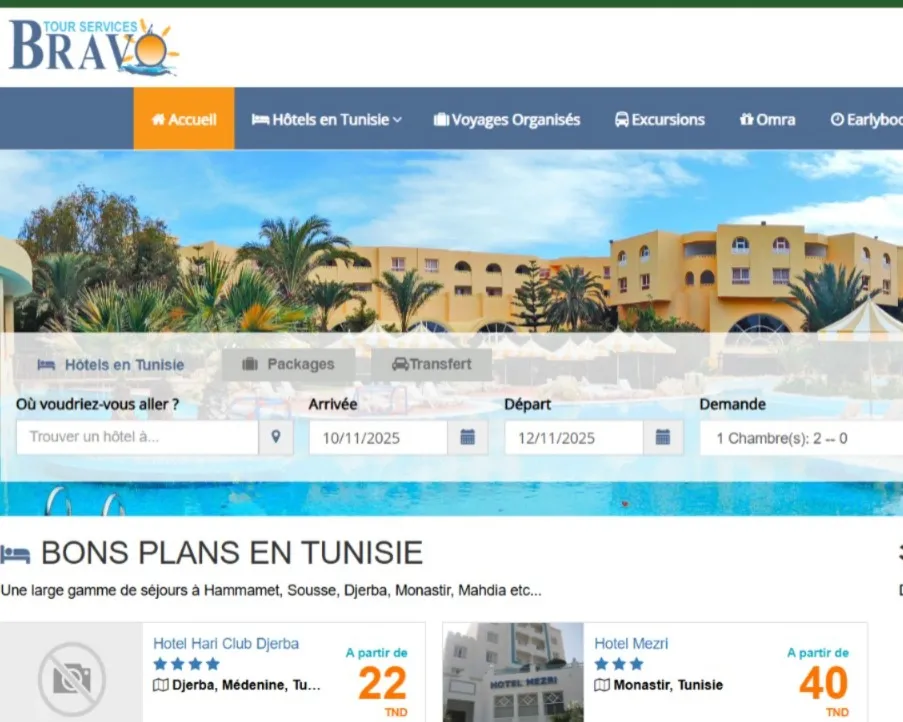 Brava Tour Services – Agence de voyage à Sousse